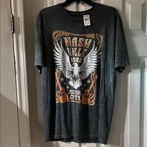 Nashville 1982 Graphic Black T-Shirt